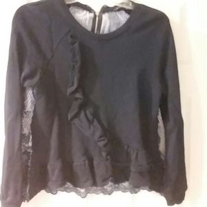 Navy blue pullover sweater